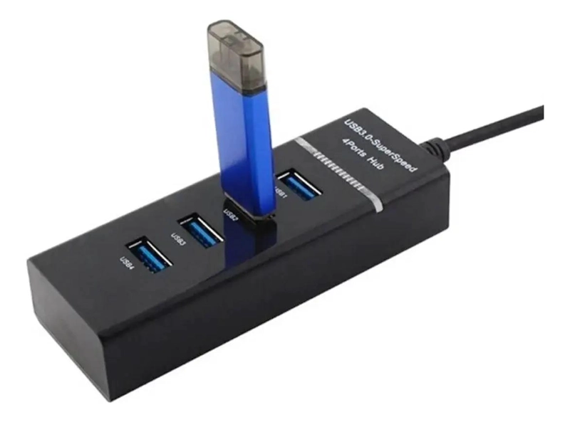 HUB USB TIPO C 4 PUERTOS 3.0 PARA CONEXIONES RAPIDAS - 4