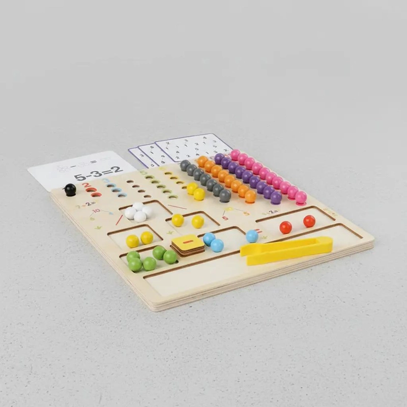 JUGUETE DIDACTICO MONTESSORI PARA APRENDIZAJE MATEMATICO - 10