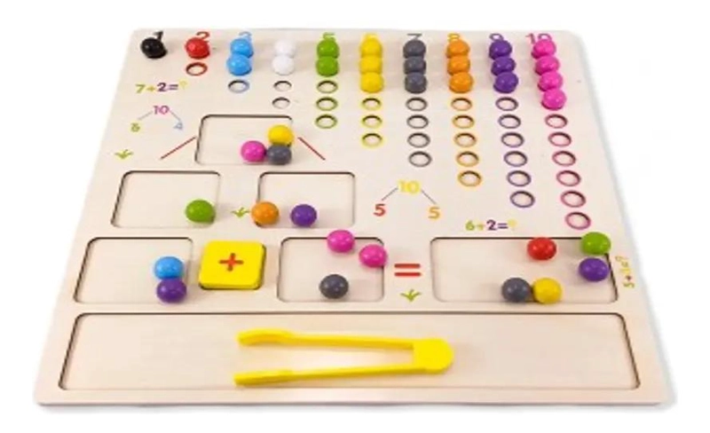 JUGUETE DIDACTICO MONTESSORI PARA APRENDIZAJE MATEMATICO - 6
