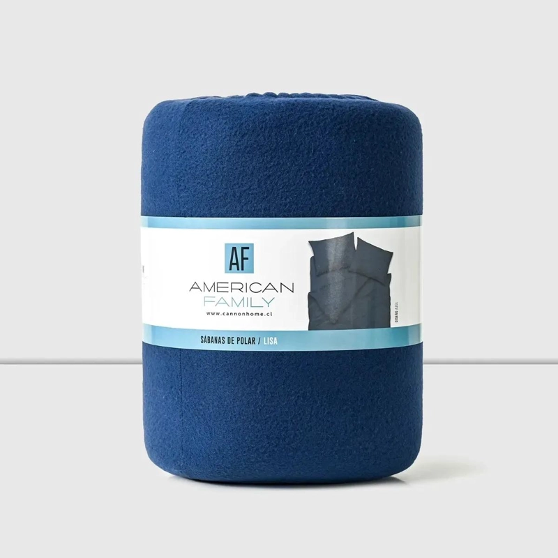 JUEGO DE SABANAS AZUL 1.5 PLAZAS CON FUNDA DE ALMOHADA - 1