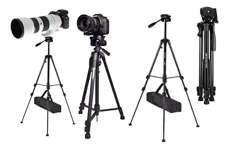 TRIPODE PROFESIONAL AJUSTABLE PARA CAMARA Y CELULAR - 6