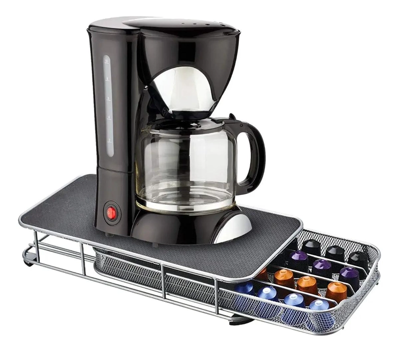 ORGANIZADOR DE CAPSULAS DE CAFE  PARA 40 UNIDADES CON DISEÑO ELEGANTE - 3