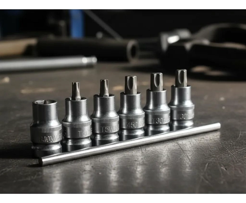 SET DE DADOS BITS TORX MACHO 1/2 DE 7 PIEZAS - 2