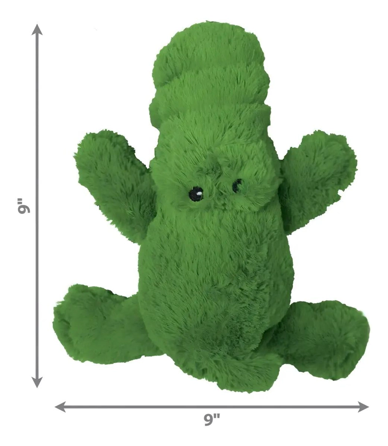 JUGUETE DE PELUCHE COCODRILO VERDE PARA PERROS TALLA M - 7