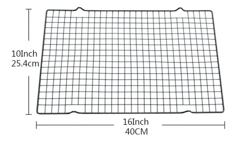 SET DE 3 REJILLAS PARA ENFRIAR GALLETAS Y PIZZAS DE 40 CM - 5