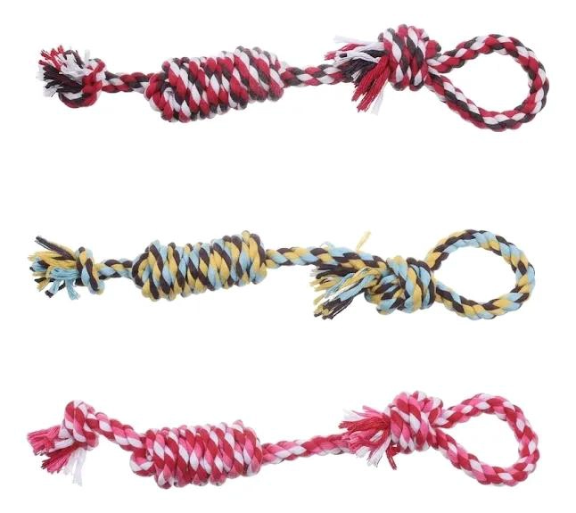 MORDEDOR DE CUERDA TRENZADA PARA PERROS DE 47 CM - 1
