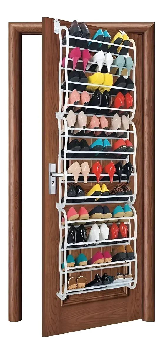 ORGANIZADOR COLGANTE PARA 36 PARES DE ZAPATOS EN COLOR BLANCO - 1