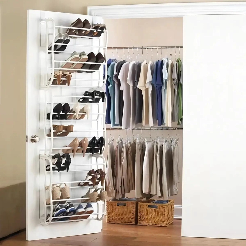 ORGANIZADOR COLGANTE PARA 36 PARES DE ZAPATOS EN COLOR BLANCO - 3