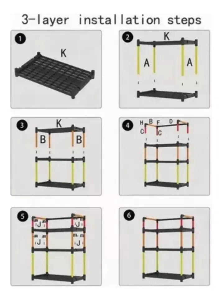 ESTANTE ORGANIZADOR DE COCINA MULTIFUNCIONAL DE 3 NIVELES - 5