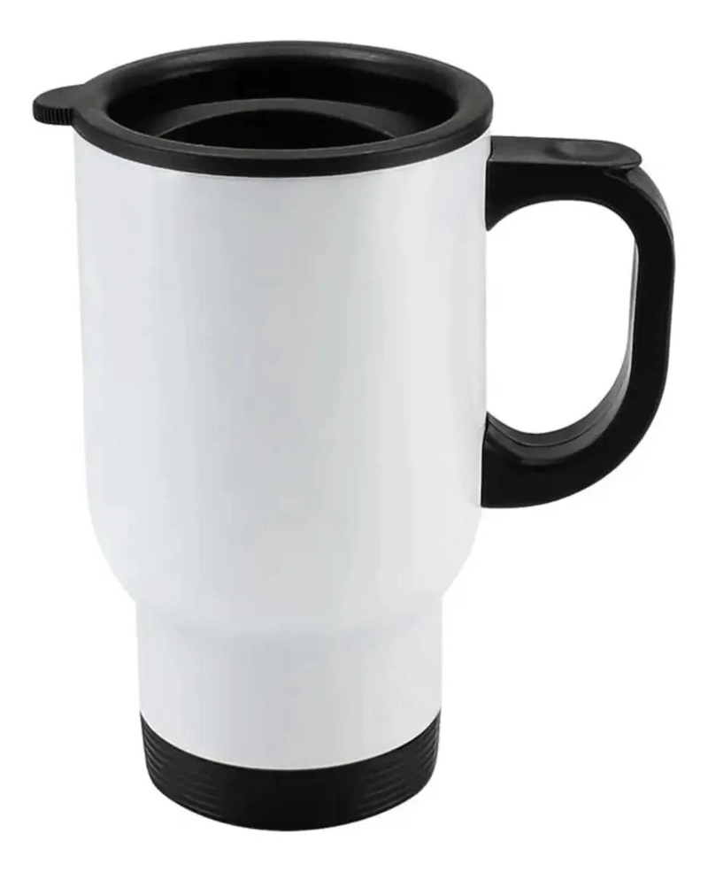 PACK DE 2 TAZAS MUG TE RMICAS METALICAS CON TAPA - 4