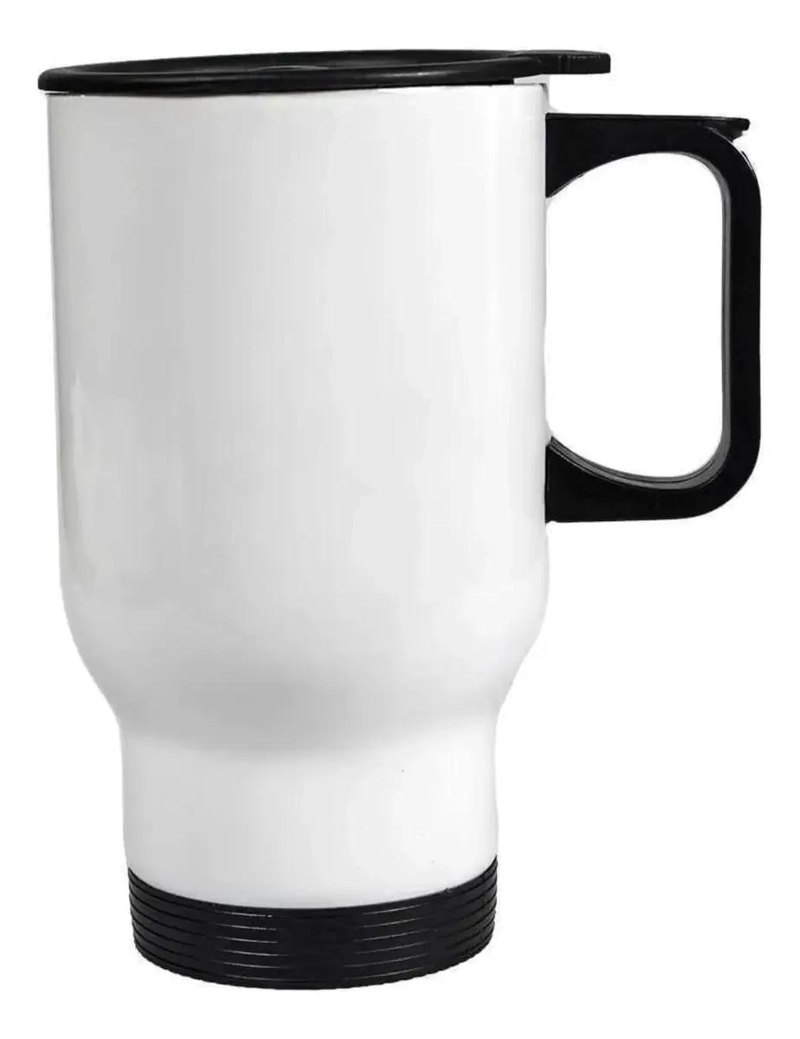 PACK DE 2 TAZAS MUG TE RMICAS METALICAS CON TAPA - 6