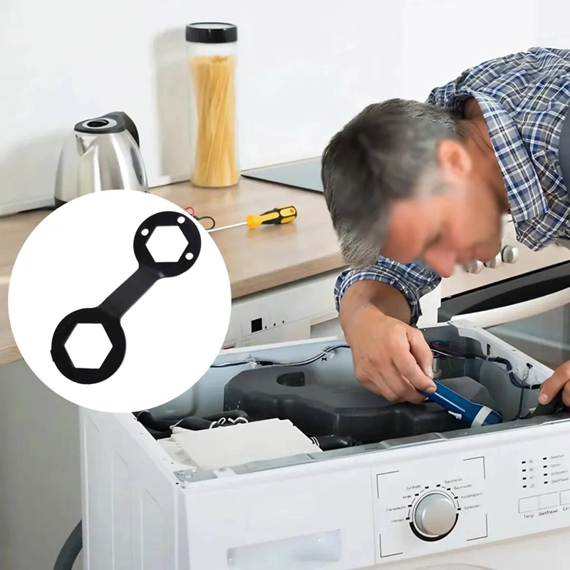 LLAVE DE DOBLE EXTREMO PARA LAVADORA 36MM-38MM, RESISTENTE Y ERGONOMICA - 5