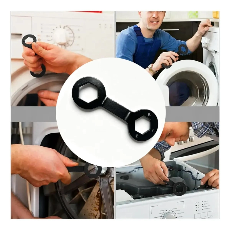 LLAVE DE DOBLE EXTREMO PARA LAVADORA 36MM-38MM, RESISTENTE Y ERGONOMICA - 8