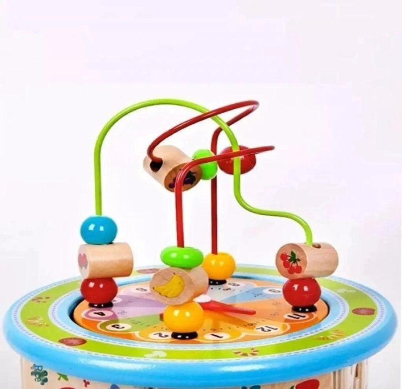 CUBO DIDACTICO DE MADERA PARA APRENDIZAJE INFANTIL - 3