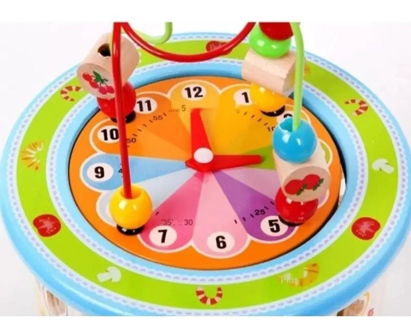 CUBO DIDACTICO DE MADERA PARA APRENDIZAJE INFANTIL - 4