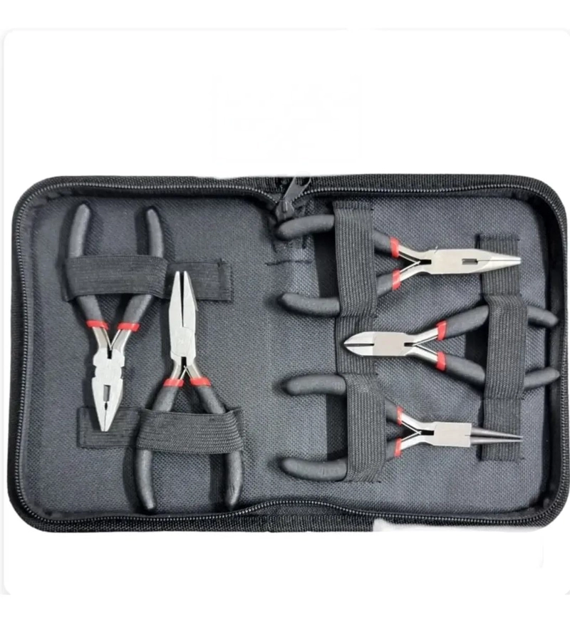 SET DE ALICATES PARA BISUTERIA CON MANGO ERGONOMICO - 1