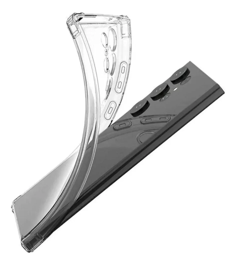 FUNDA TRANSPARENTE PARA SAMSUNG S24 ULTRA CON LAMINA PROTECTORA - 2