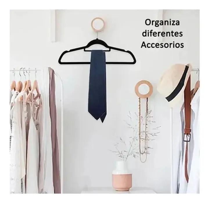 COLGADORES ANTIDESLIZANTES DE TERCIOPELO PARA ROPA 20 UNIDADES - 4