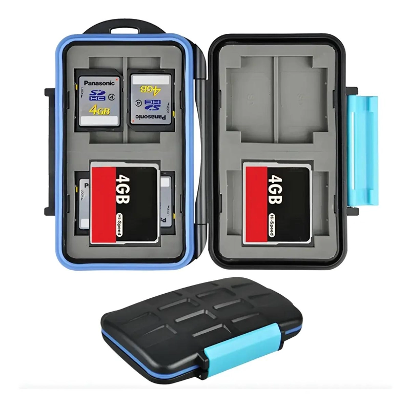 ESTUCHE PARA TARJETAS DE MEMORIA SD Y MICRO SD RESISTENTE - 1