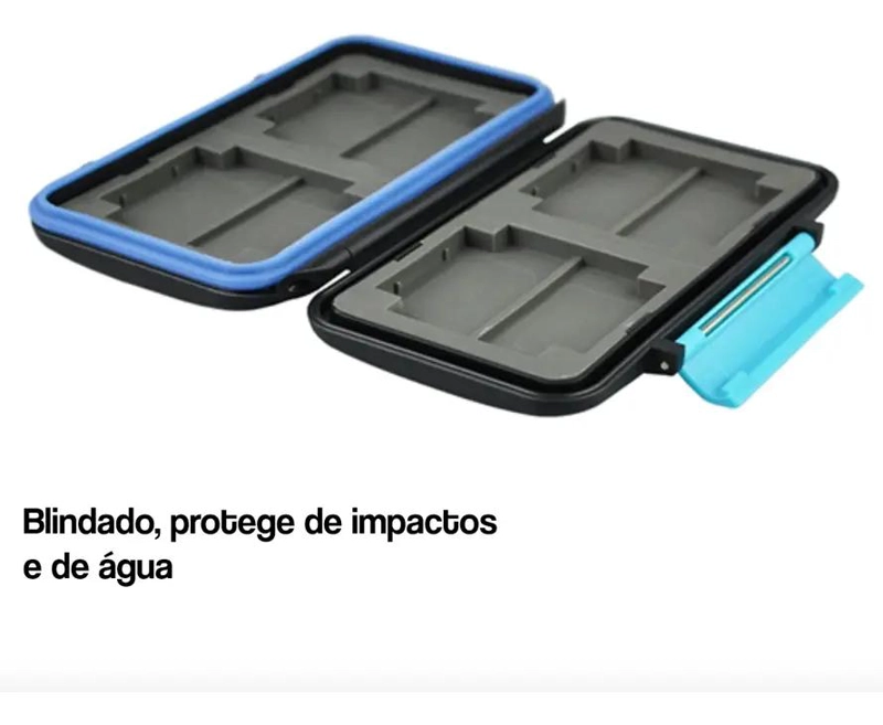ESTUCHE PARA TARJETAS DE MEMORIA SD Y MICRO SD RESISTENTE - 2