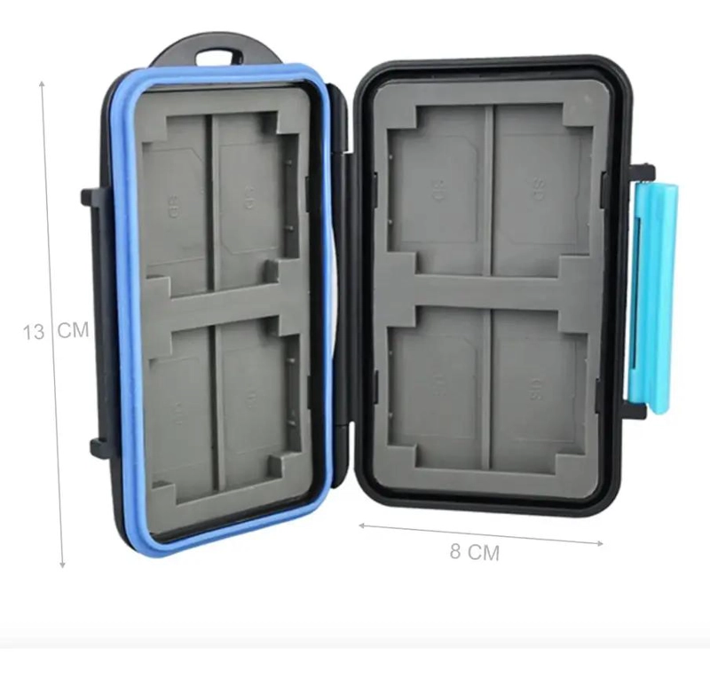 ESTUCHE PARA TARJETAS DE MEMORIA SD Y MICRO SD RESISTENTE - 4