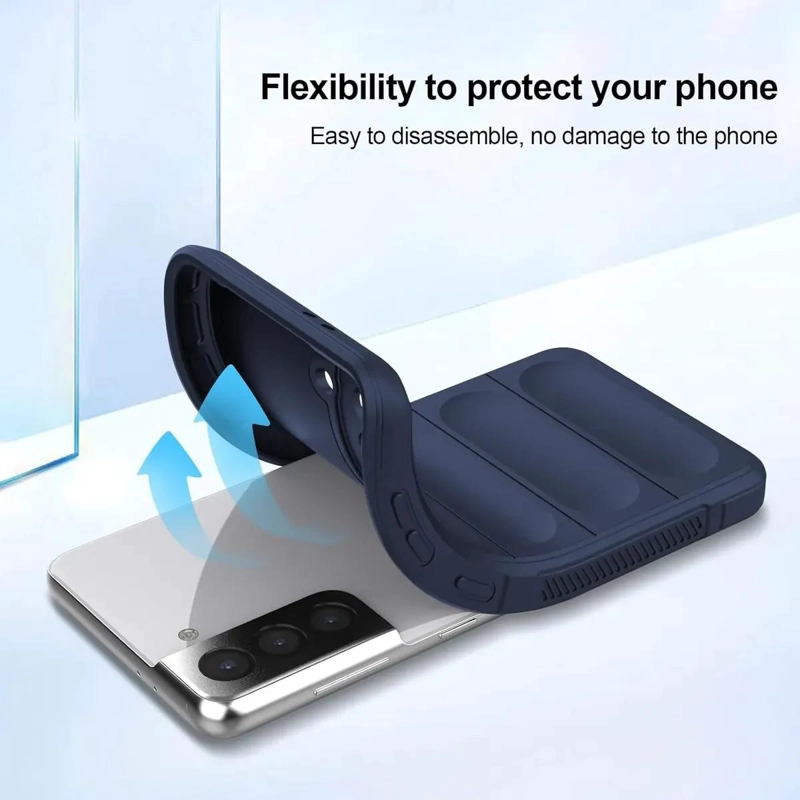 CARCASA DE SILICONA PARA SAMSUNG GALAXY S21 5G CON PROTECTOR DE CAMARA - 5