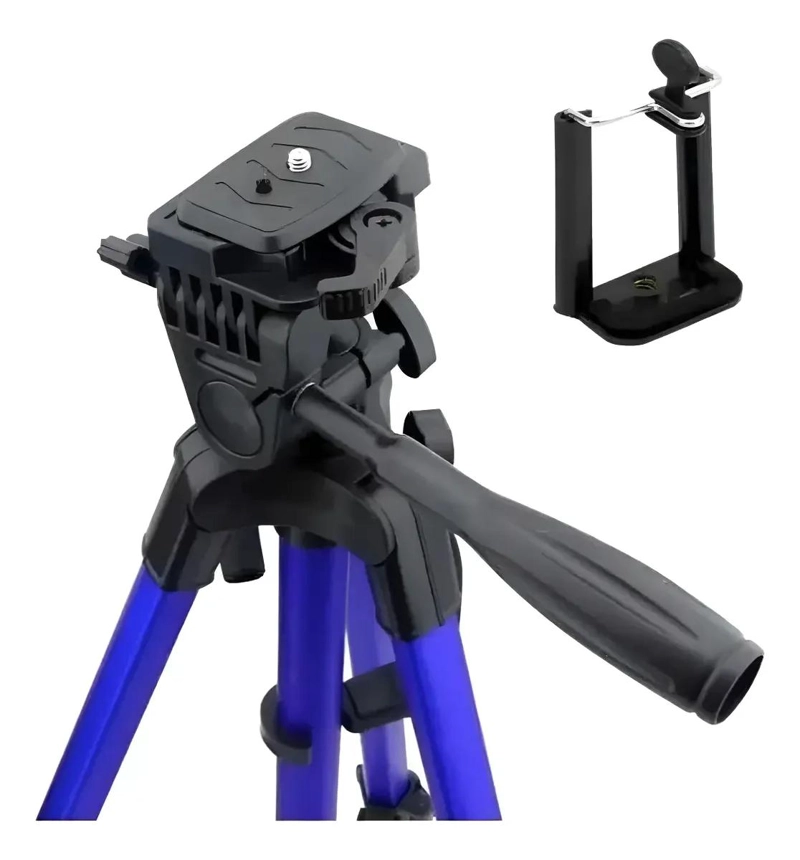 TRIPODE AJUSTABLE DE ALUMINIO PARA TELE FONO Y CAMARA - 1