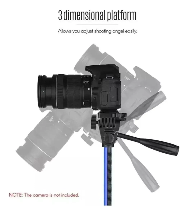 TRIPODE AJUSTABLE DE ALUMINIO PARA TELE FONO Y CAMARA - 6