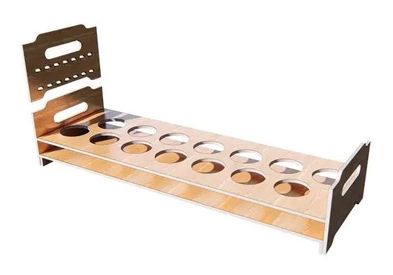 ORGANIZADOR APILABLE DE MADERA PARA HUEVOS IDEAL PARA COCINA - 1
