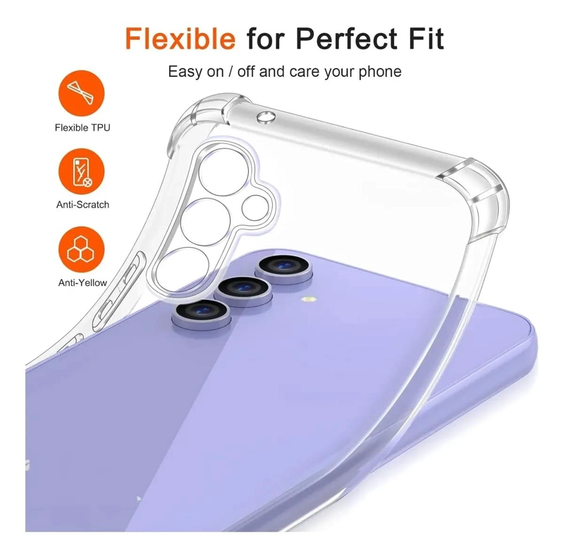FUNDA TRANSPARENTE ANTI GOLPES PARA SAMSUNG GALAXY S24 5G - 4