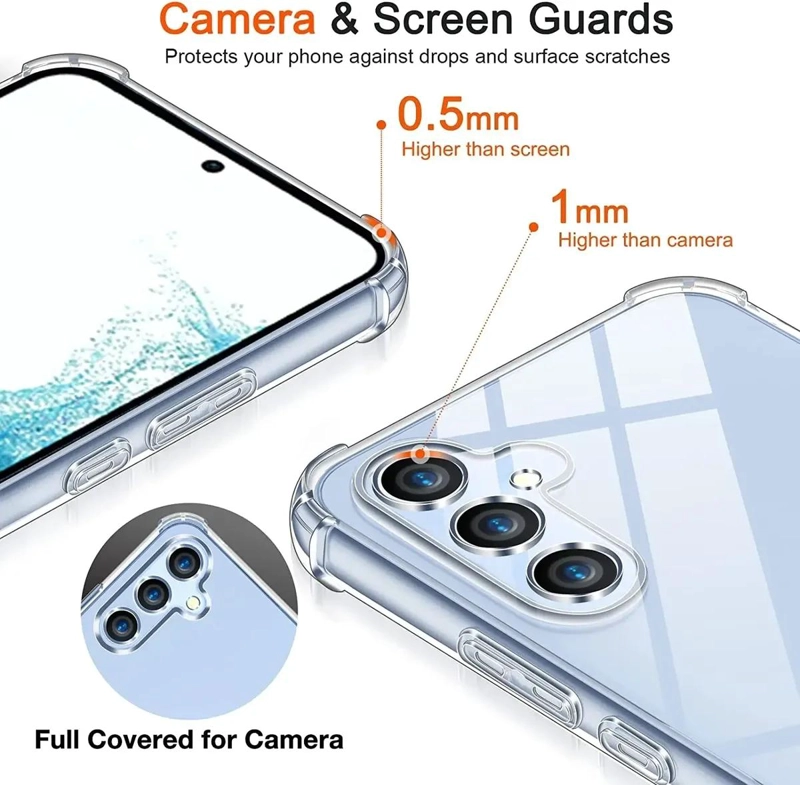 FUNDA TRANSPARENTE ANTI GOLPES PARA SAMSUNG GALAXY S24 5G - 5