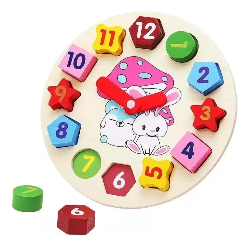JUGUETE ENHEBRADOR DE MADERA PARA DESARROLLO INFANTIL - 6