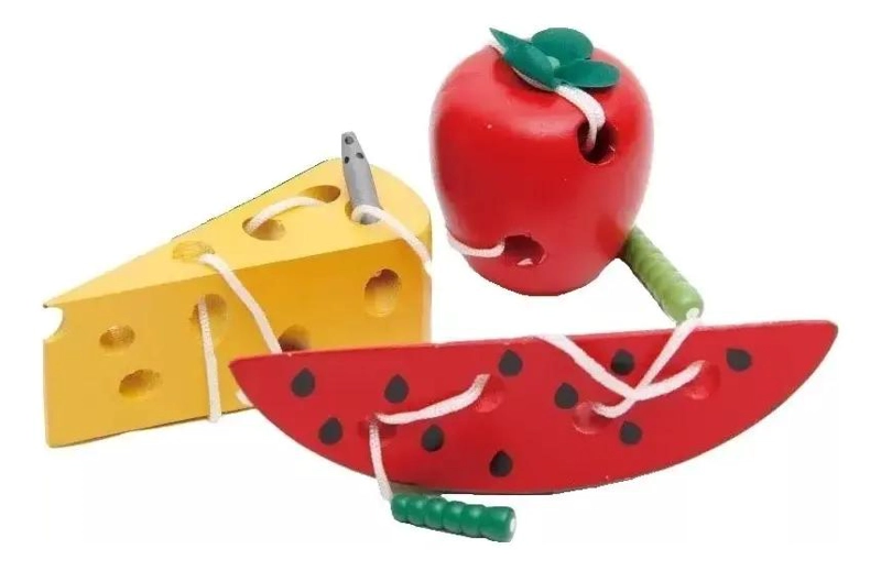 JUGUETE ENHEBRADOR DE MADERA PARA DESARROLLO INFANTIL - 9