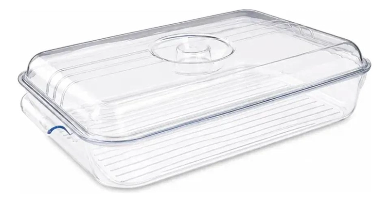 BANDEJA ORGANIZADOR ACRILICO PARA REFRIGERADOR MULTIUSOS - 1