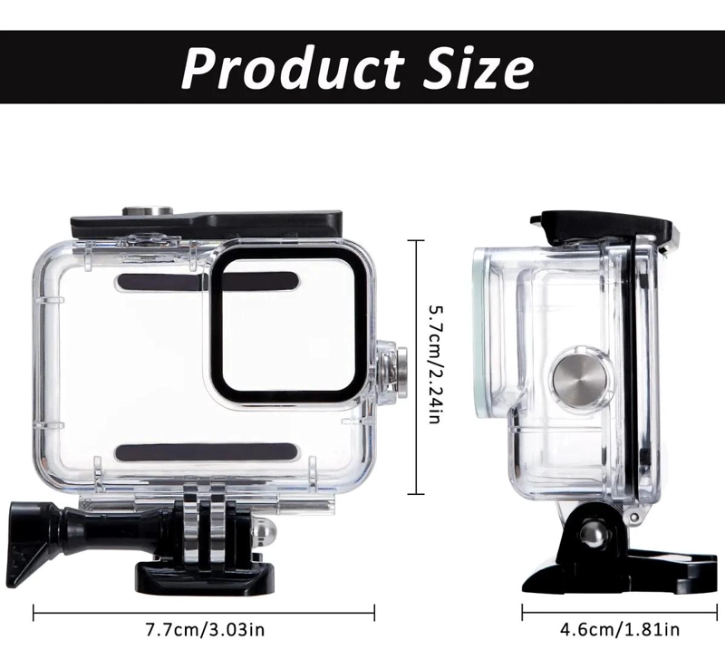FUNDA IMPERMEABLE PARA CAMARA DE ACCION HASTA 60 METROS - 4