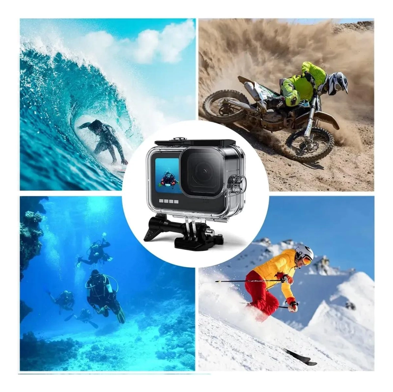 FUNDA IMPERMEABLE PARA CAMARA DE ACCION HASTA 60 METROS - 7