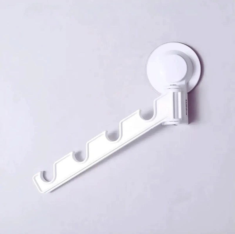 COLGANTE ORGANIZADOR DE GANCHOS PARA ROPA CON VENTOSA - 2