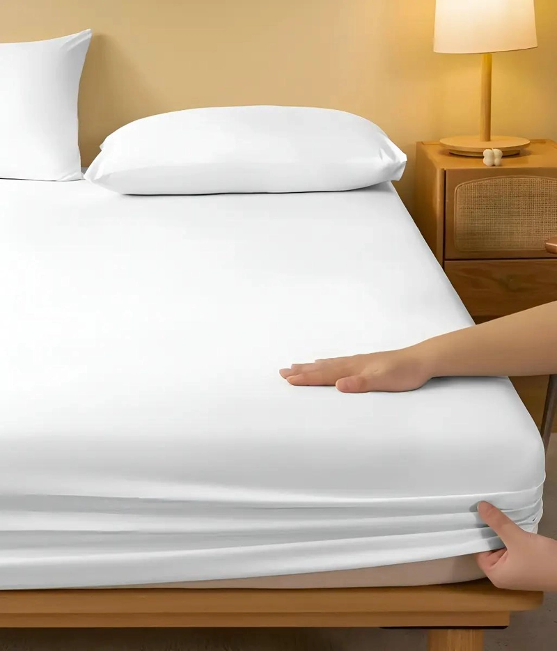 SABANA BAJERA AJUSTABLE 1.5 PLAZAS 105X190CM COLOR BLANCO - 1