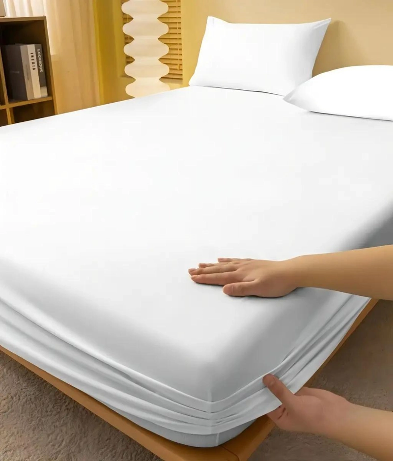 SABANA BAJERA AJUSTABLE 1.5 PLAZAS 105X190CM COLOR BLANCO - 3
