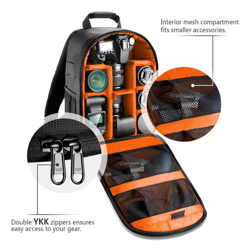 MOCHILA PROTECTORA PARA CAMARAS RE FLEX Y ACCESORIOS - 7