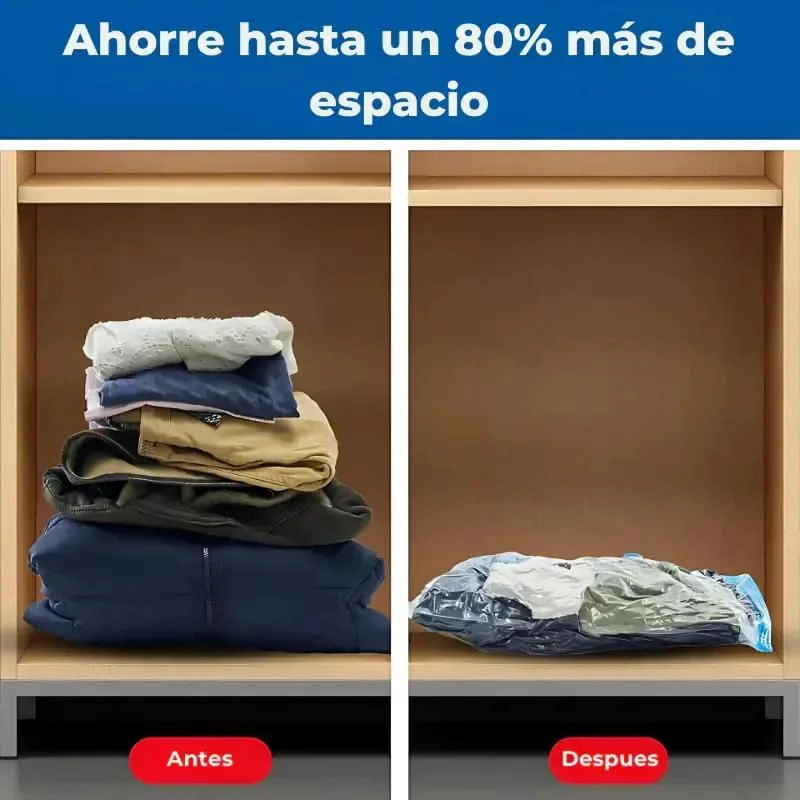 PACK DE 8 BOLSAS AL VACIO PARA ALMACENAMIENTO EFICIENTE - 1
