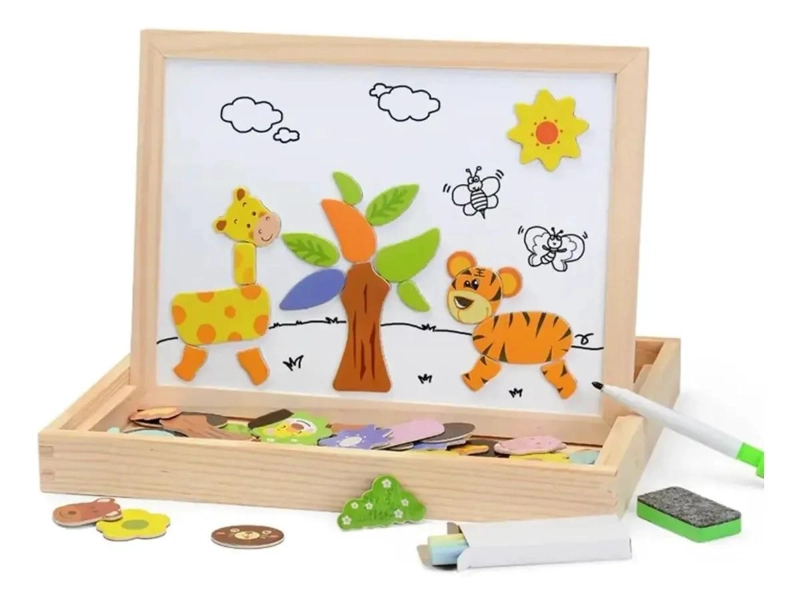 PACK DE PIZARRA MAGNE TICA Y LETRAS DIDACTICAS PARA NIÑOS - 6