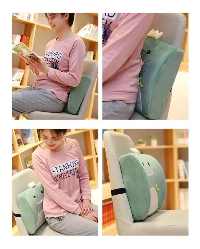 COJIN LUMBAR ERGONOMICO PARA SILLA DE OFICINA Y VIAJES - 3