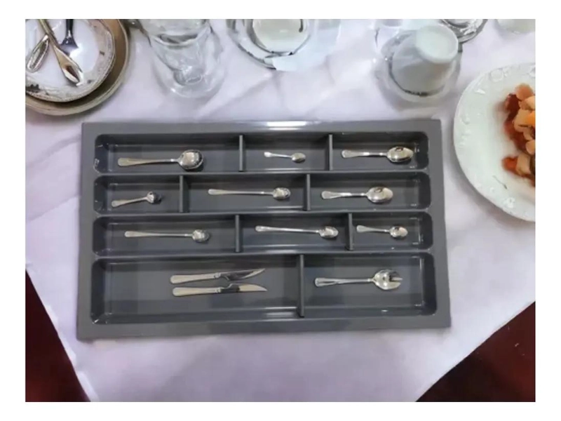 ORGANIZADOR DE CUBIERTOS DE 90 CM CON DIVISORES AJUSTABLES - 3