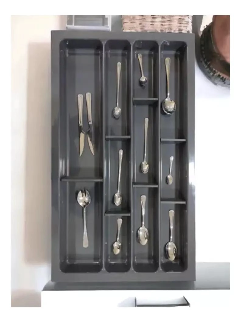 ORGANIZADOR DE CUBIERTOS DE 90 CM CON DIVISORES AJUSTABLES - 4