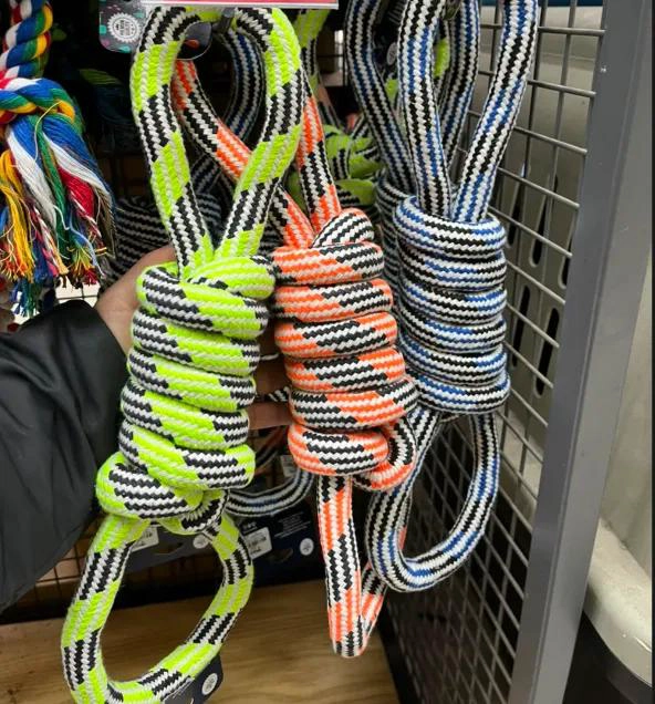 MORDEDOR DE CUERDA PARA PERROS 36 CM RESISTENTE Y DIVERTIDO - 2