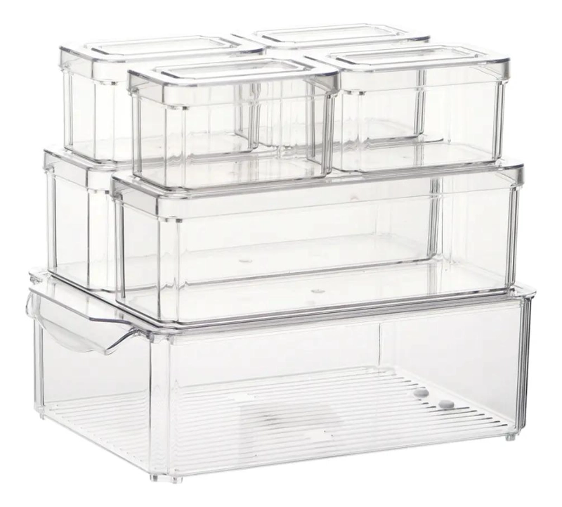 SET DE 7 CONTENEDORES ORGANIZADORES PARA REFRIGERADOR - 5