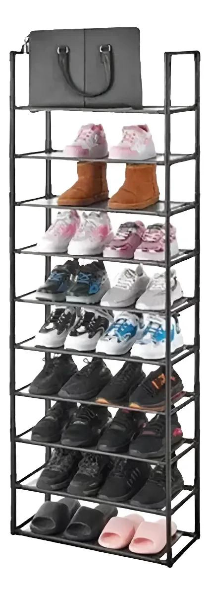 ZAPATERO ORGANIZADOR DE 10 NIVELES PARA 20-30 PARES DE CALZADO - 1