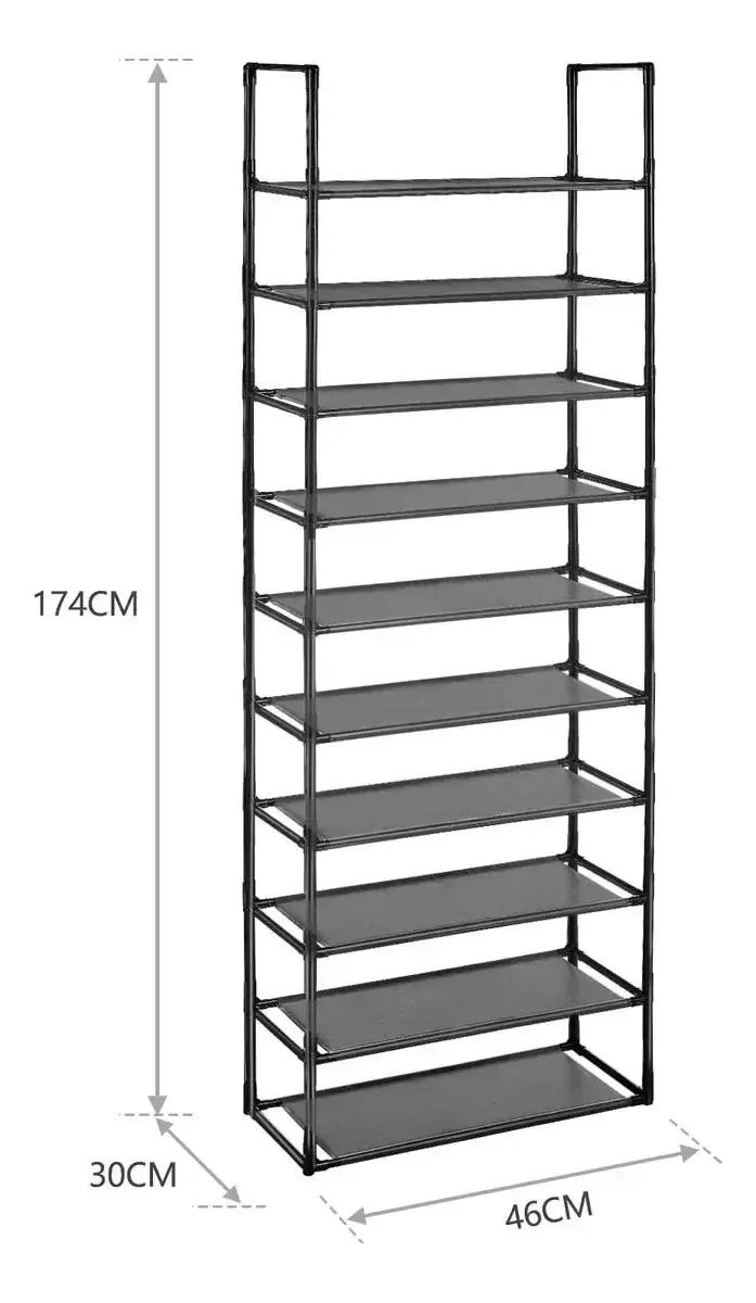ZAPATERO ORGANIZADOR DE 10 NIVELES PARA 20-30 PARES DE CALZADO - 2