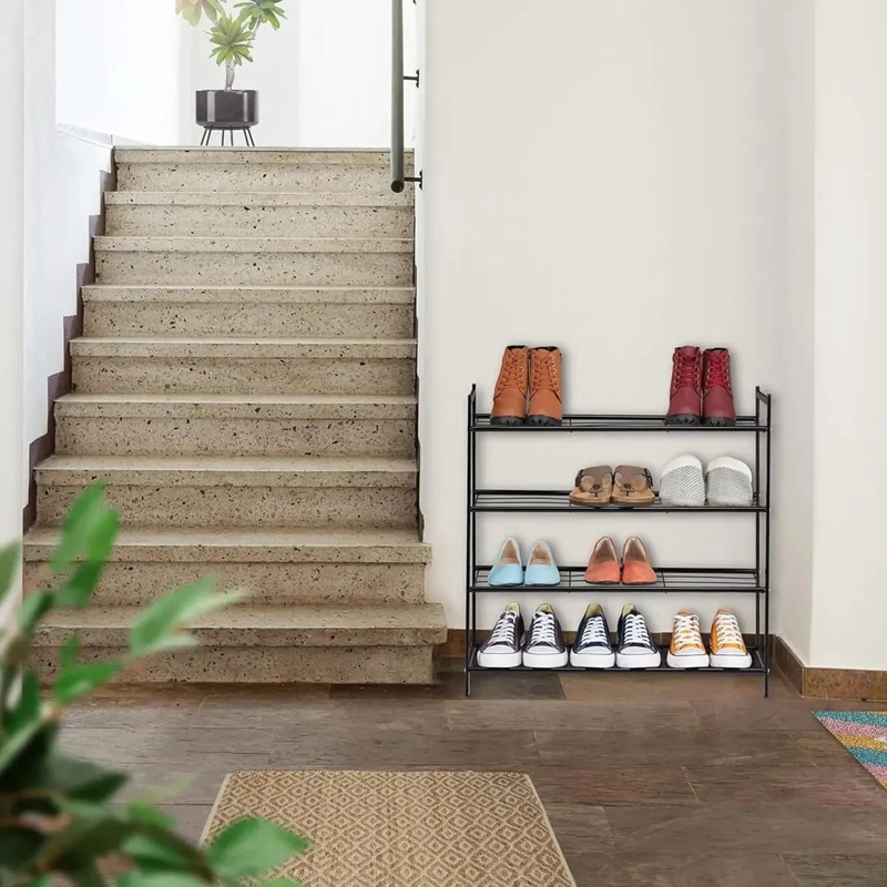 MUEBLE ZAPATERO ORGANIZADOR DE 4 NIVELES PARA CALZADO - 7